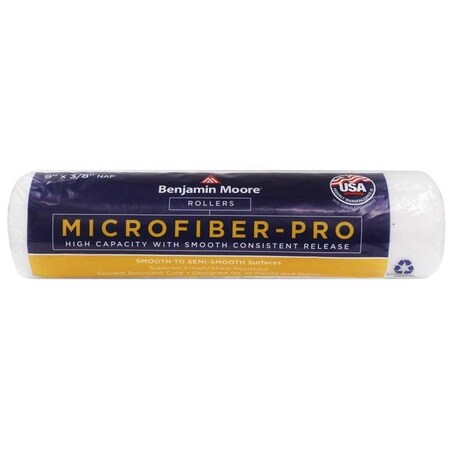 Premier Benjamin Moore Microfiber 9 in. W X 3/8 in. Regular Roller 1 pk U65679-018